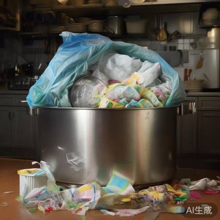 废弃尿不湿误入厨具