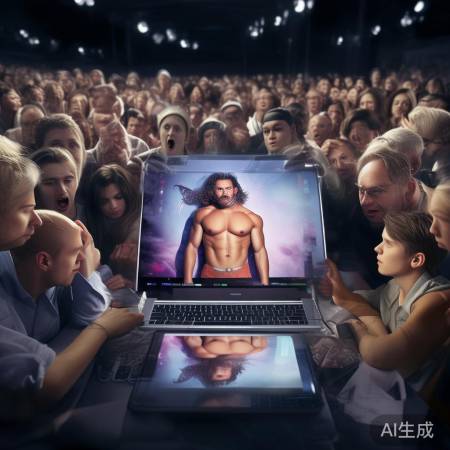 男模大胆引热议