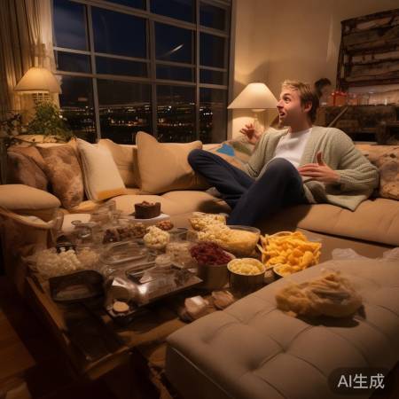 “热点话题，沙发零食听我聊”