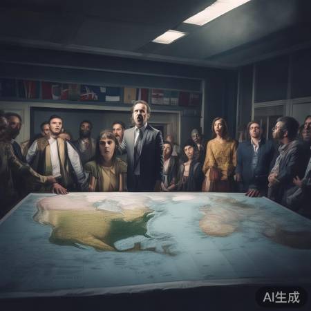 会议室气氛紧张，全球毒品问题引