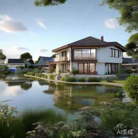 别墅地处繁华,闹中取静