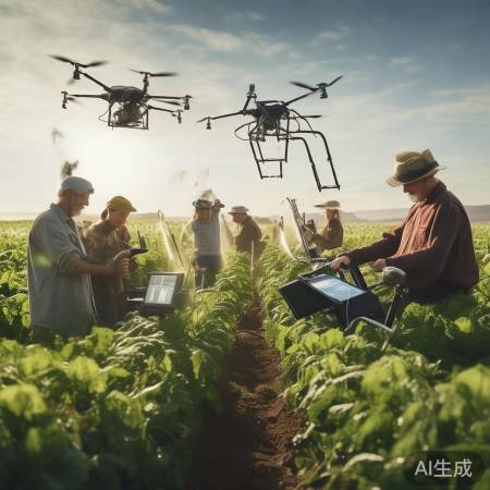 智能农业，农民玩游戏