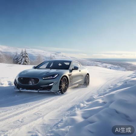 雪窝子海边自驾赏雪景