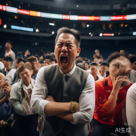 北京男篮主帅赛后怒火爆发
