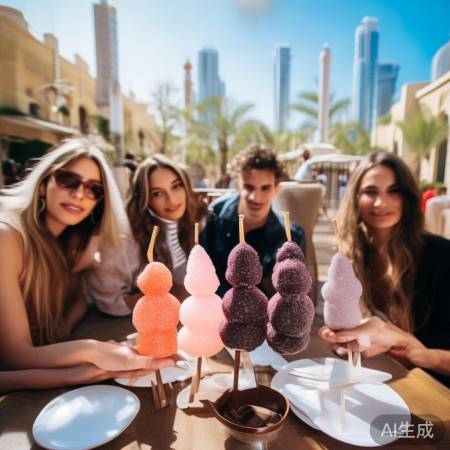 迪拜新潮巧克力糖葫芦