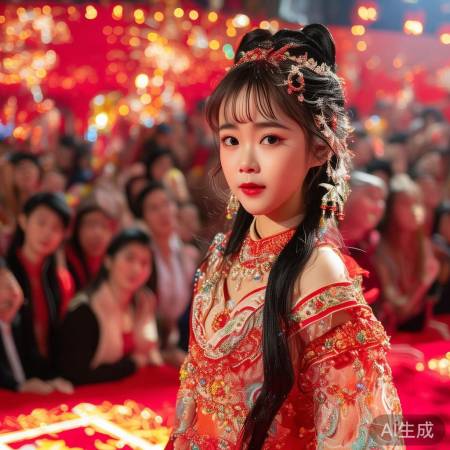 金晨春晚绽放光彩