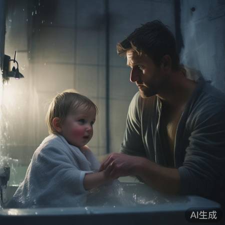 父亲过激行为,慎用冷水疗法