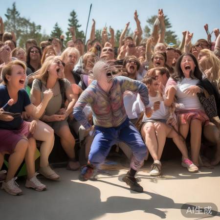 蚊子舞释放压力，笑翻天