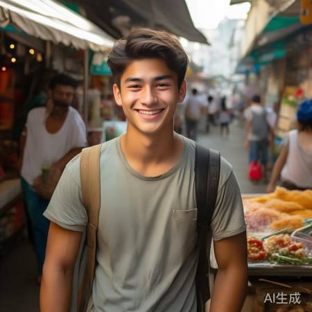 邻家大哥哥刘昊然接地气