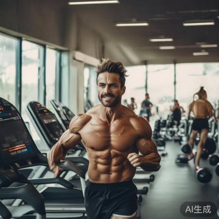 孟子义锻炼塑身,适度运动益健康