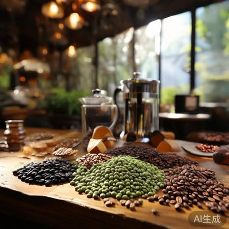 咖啡豆种类多，风味各异