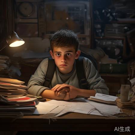 男孩压力山大，成绩背后故事