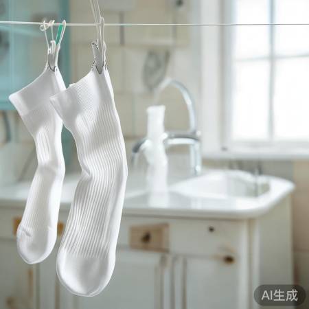 温水洗袜，不硬去污