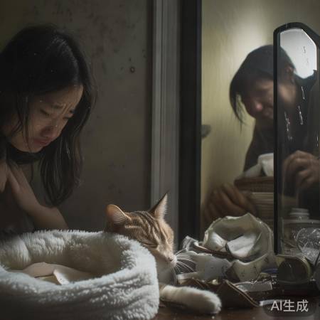 女猫被外卖员虐偷，网友寻猫