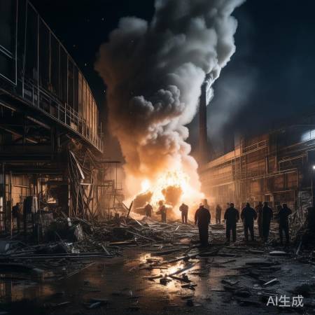 化工厂设备故障引发爆炸