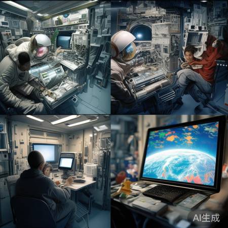 太空工作多，航天员也娱乐