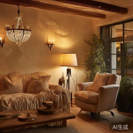 家居照明，温馨自然