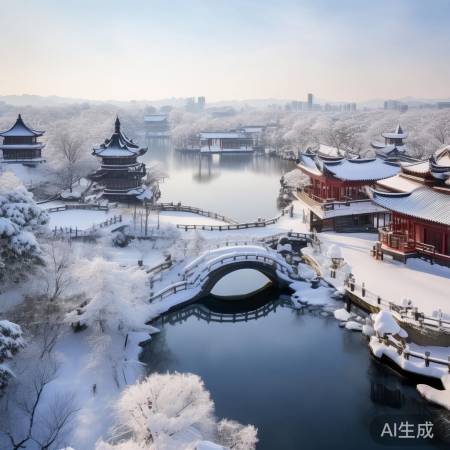 杭州雪景美如画