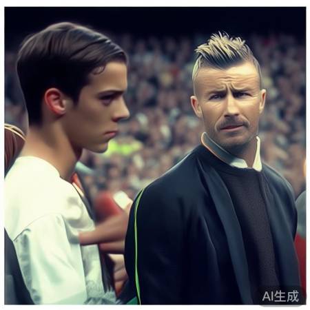 贝克汉姆儿子恋爱引争议