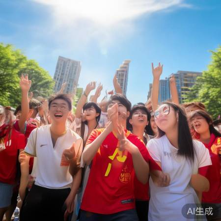 阳光明媚，U23国足大胜越南