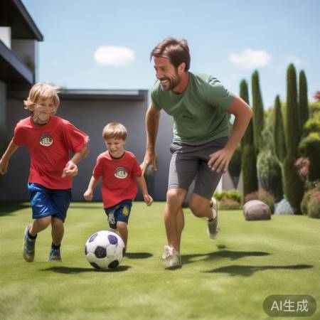 贝克汉姆父子足球情