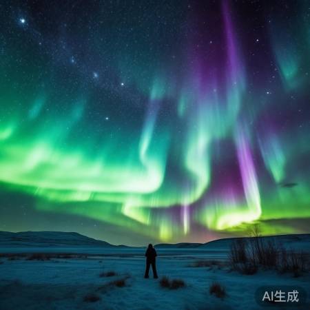 马龙目睹极光奇遇