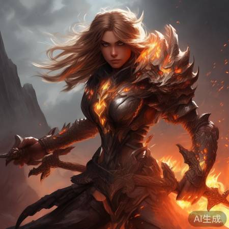 龙马烈焰皮肤:战神附体,战斗力