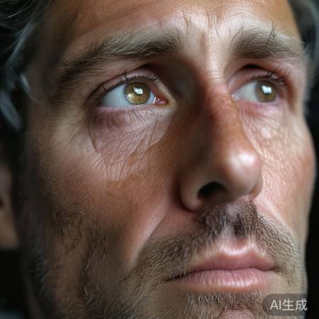 明星素颜眼袋明显,压力大