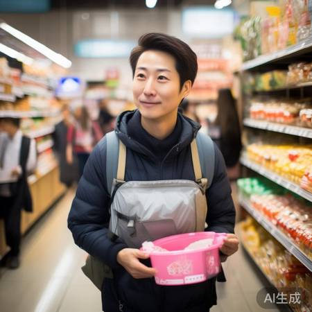 保洁员至关重要，超市环境保障者