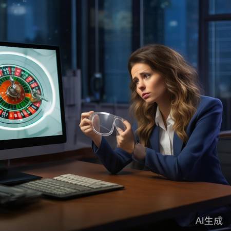 女士戴透视镜赌博惹麻烦