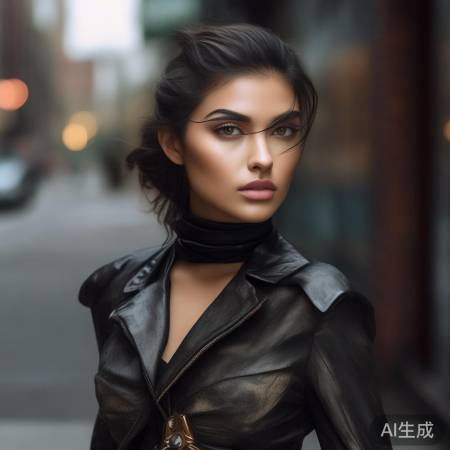 程潇气质非凡，英姿飒爽