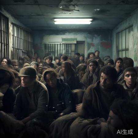 “美国现神秘流浪汉收容所”