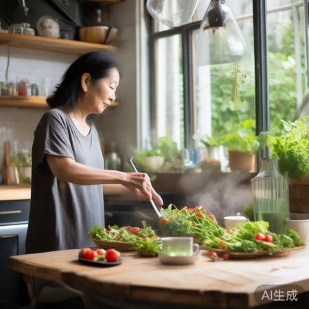 “清淡饮食，健康养生”
