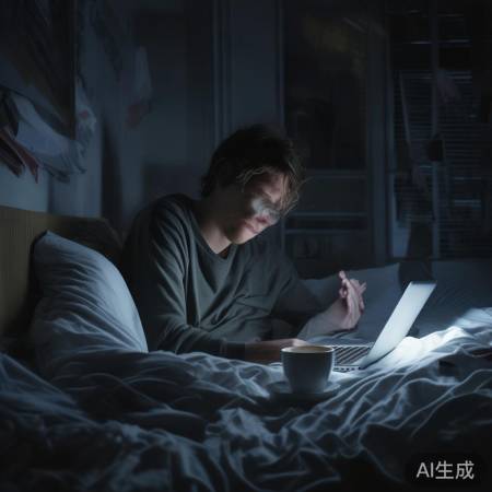 熬夜晚睡，身体负担重