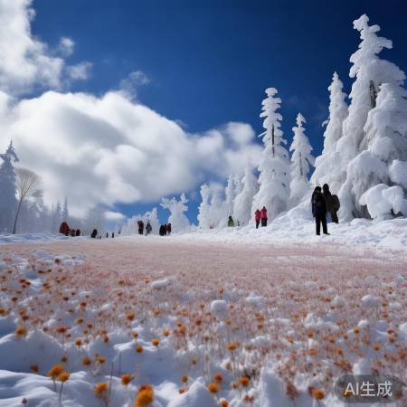 北海道:花海雪景惊艳游客