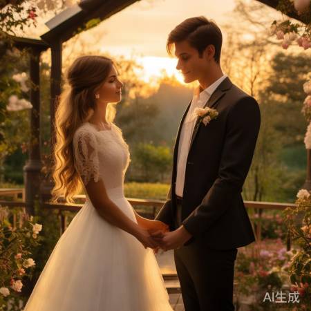 “黄金婚书，爱意永恒”