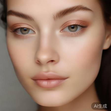 自然眼妆,简约深邃
