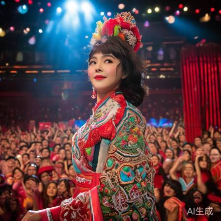 迪丽热巴春晚惊艳亮相