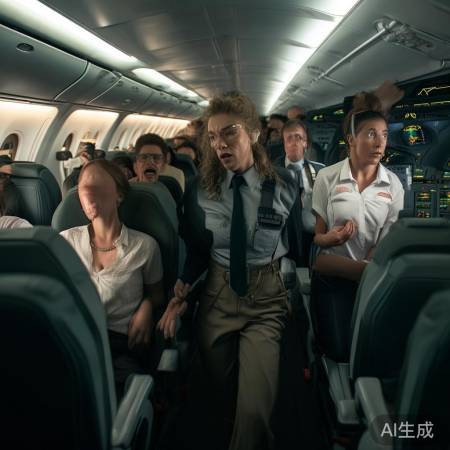 乘客恐慌,机组冷静应对