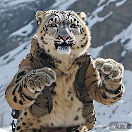 游客误入雪豹领地受伤