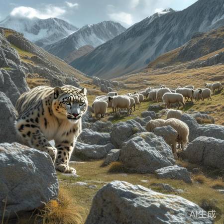 雪豹食羊,源头调查