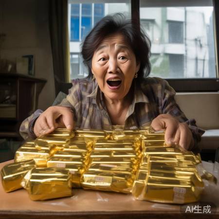 阿姨300元金条逆袭