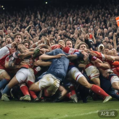 混乱场面,球迷指责冲突