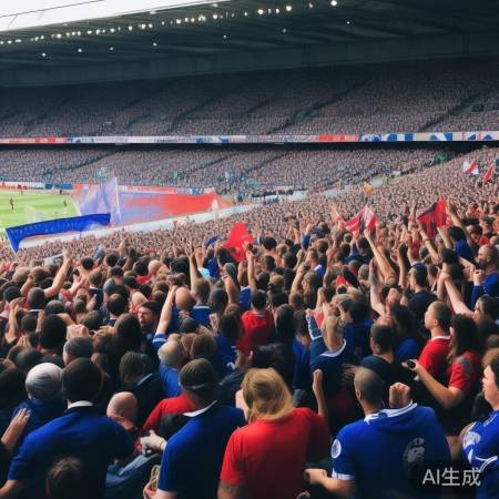 球迷热情高涨,加油声此起彼伏