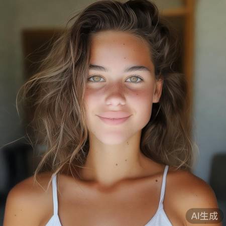 杨紫素颜美如常