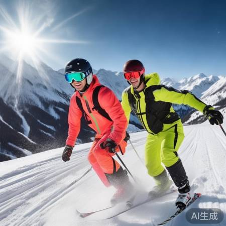 宋亚轩刘耀文滑雪锻炼身心