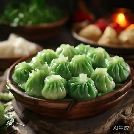 南方青团，清香糯米艾草