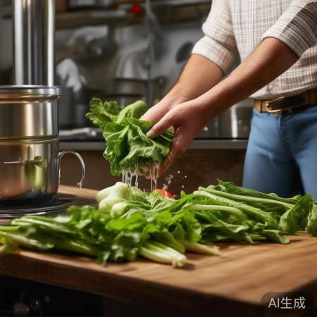 选新鲜蔬菜，洗净烹饪