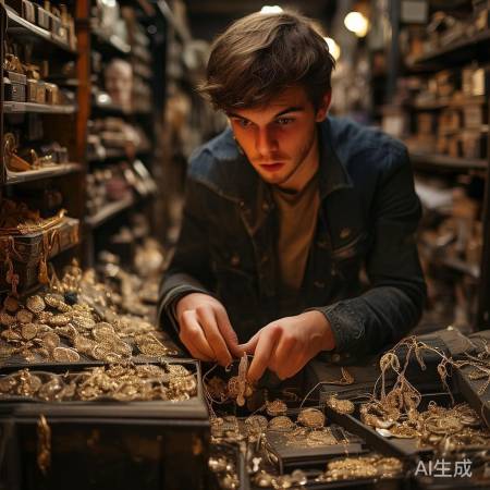 古店翻出黄金宝