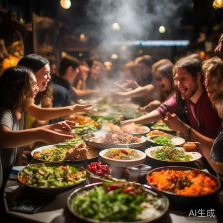 网红吃播，美食诱惑